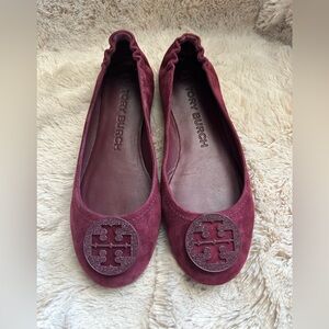 Tory Burch Suede Ballet Shoe